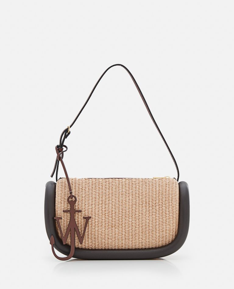 The Bumper Raffia Shoulder Bag For Women Jw Anderson Sale Biffi