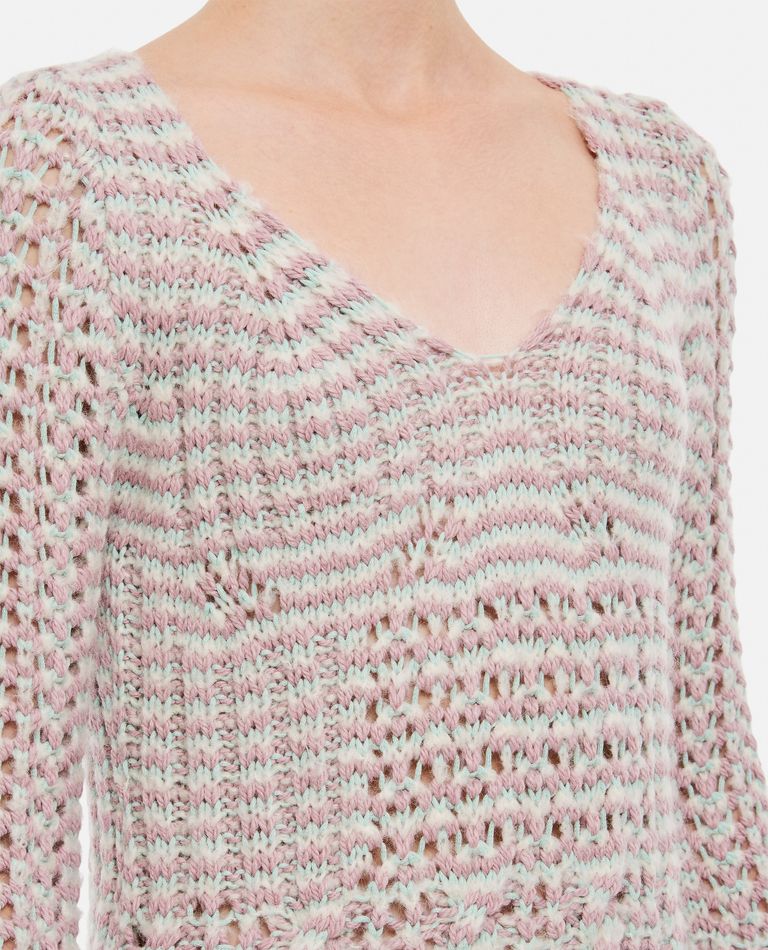 Shop Marco Rambaldi Braided Knitted Dress In Rose