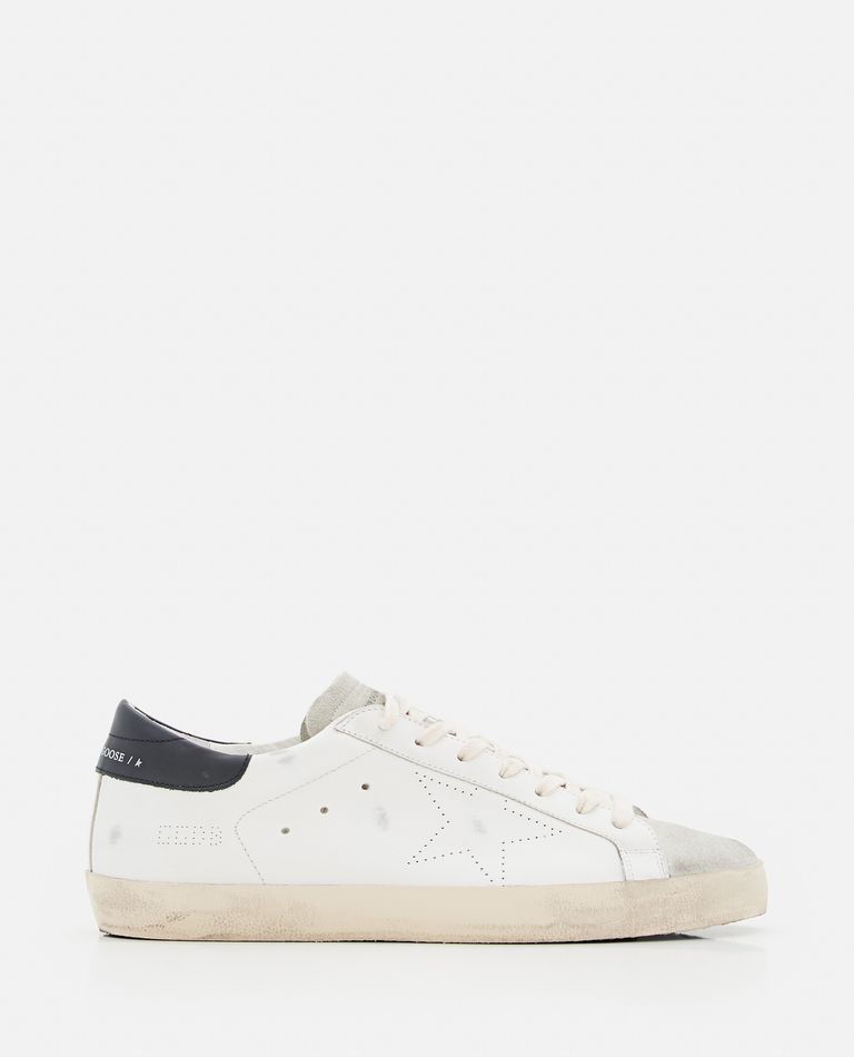 Golden goose white cheap & black superstar sneakers