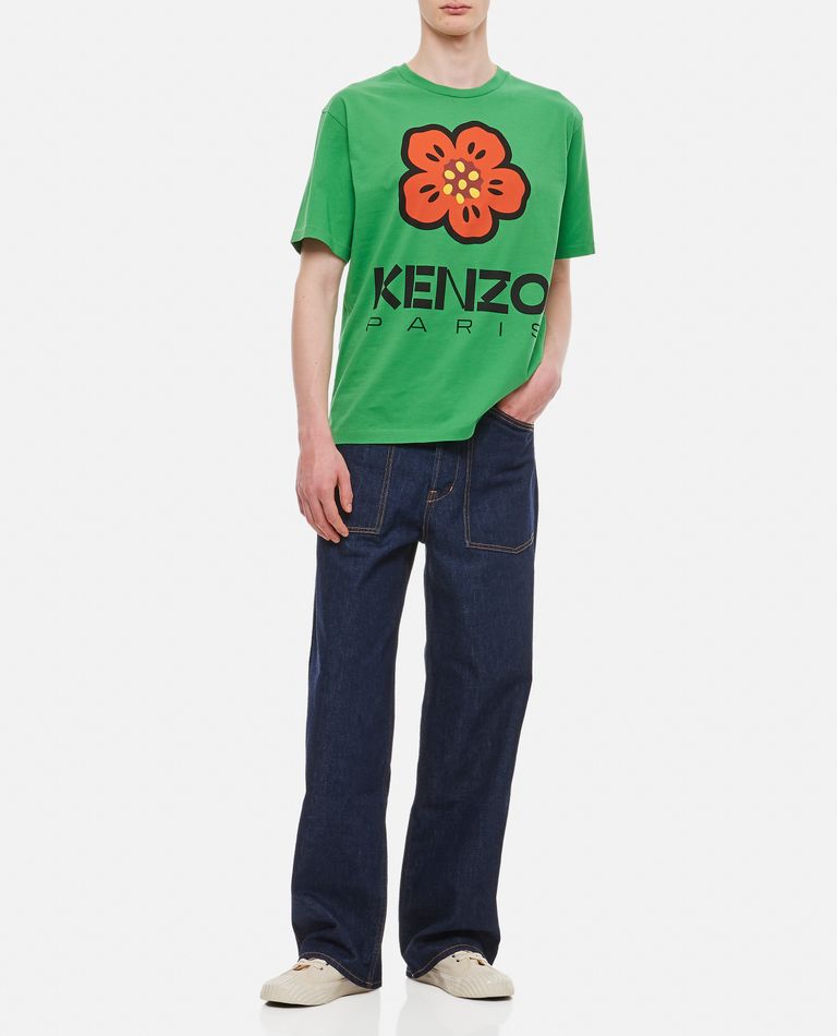 Kenzo  ,  T-shirt Con Fiore Boke  ,  Verde S