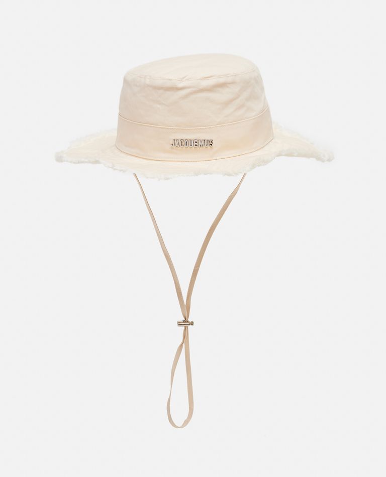 Jacquemus  ,  Le Bob Artichaut Cotton Hat  ,  White 58