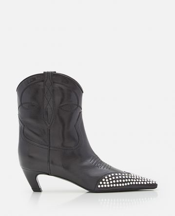 Khaite - DALLAS LEATHER COWBOY BOOTS
