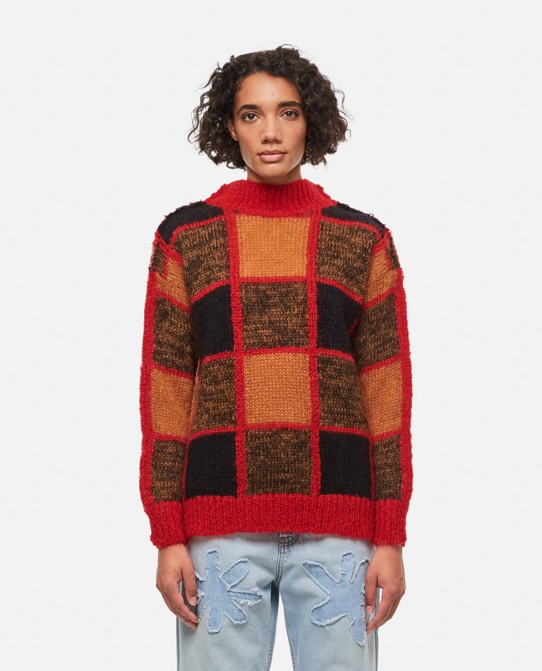 Marni  ,  Crewneck Sweater  ,  Red 40