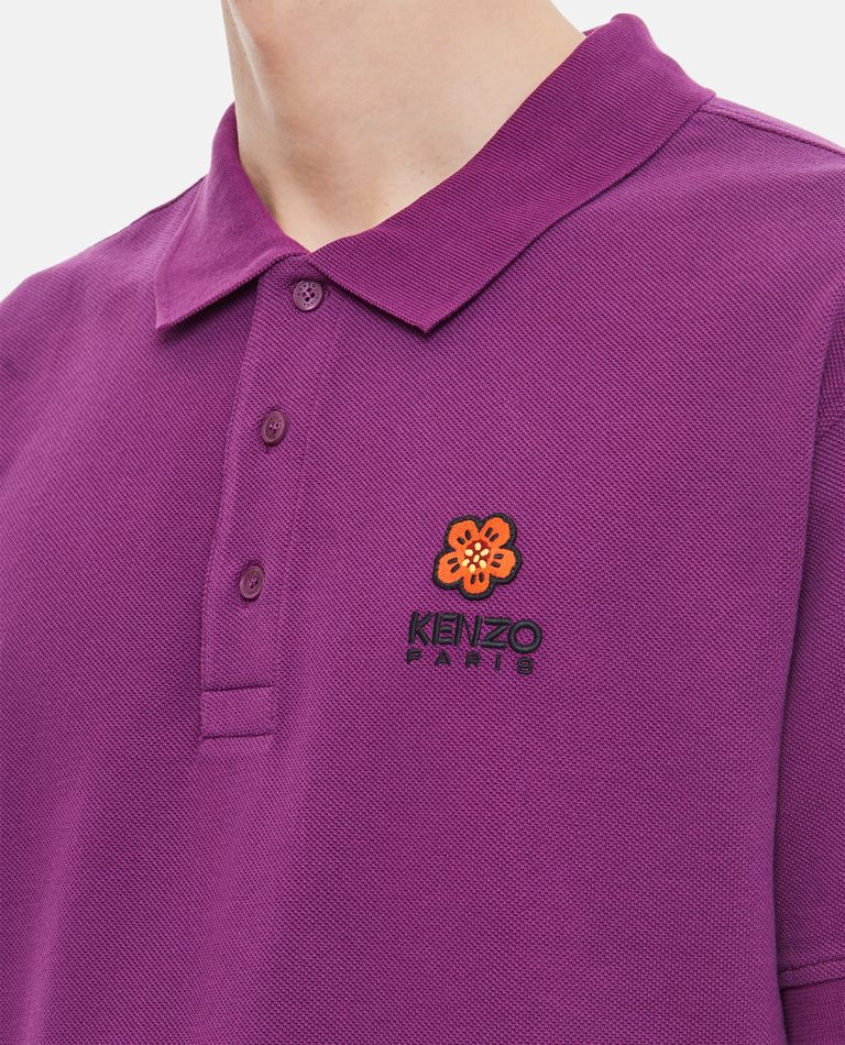 ★送料・関税込★KENZO★BOKE FLOWER CREST LOGO POLO T SHIRT★ Kenzo White 'Boke Flower' Crest Polo T-Shirt – Zoo Fashions