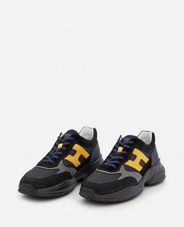 Hogan - HOGAN INTERACTION LACE UP H IN LEATHER AND MESH
