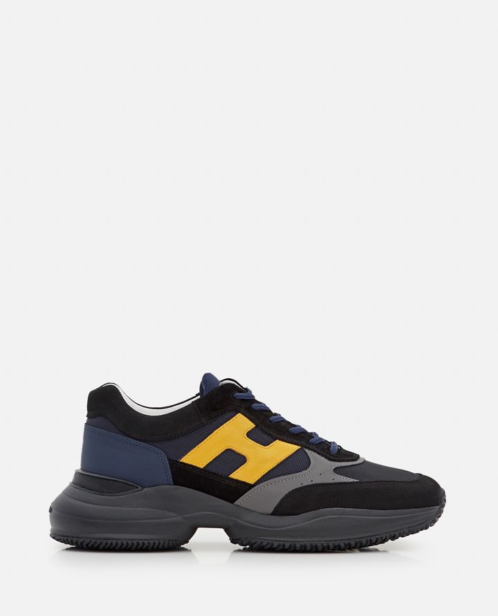 Hogan - HOGAN INTERACTION LACE UP H IN LEATHER AND MESH_1