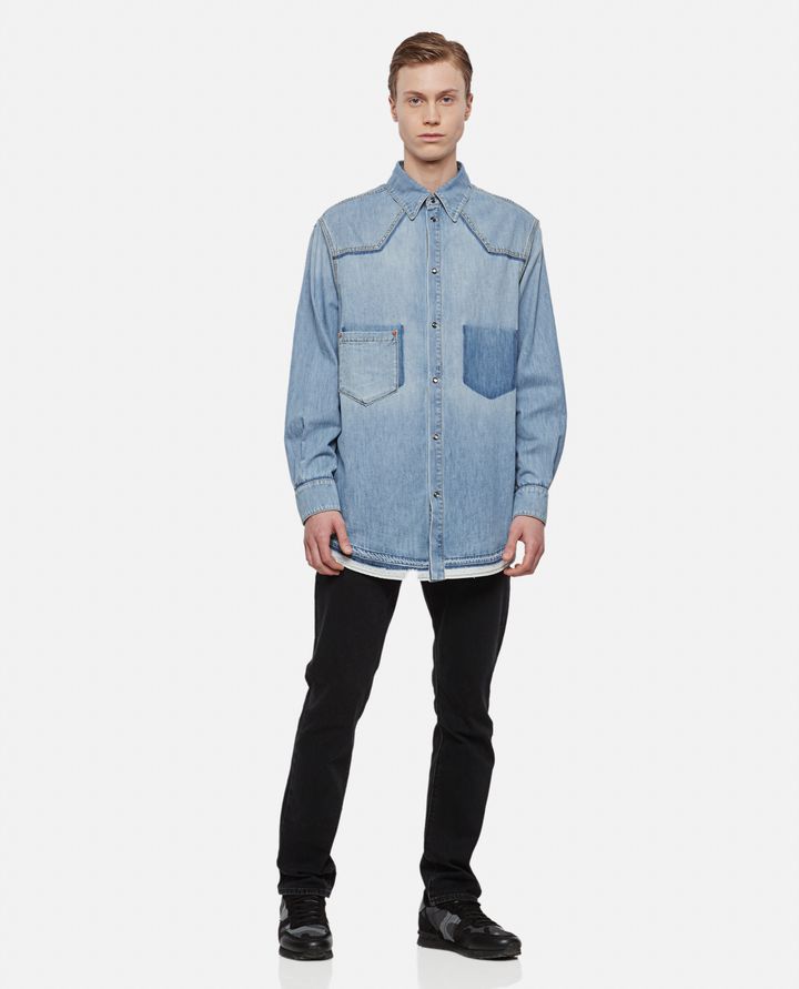 Valentino - STONE WASHED DENIM SHIRT_2