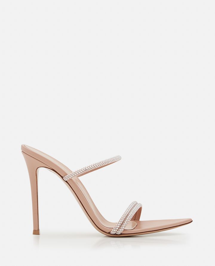 Gianvito Rossi - 105MM CANNES CRYSTAL SANDALS_1
