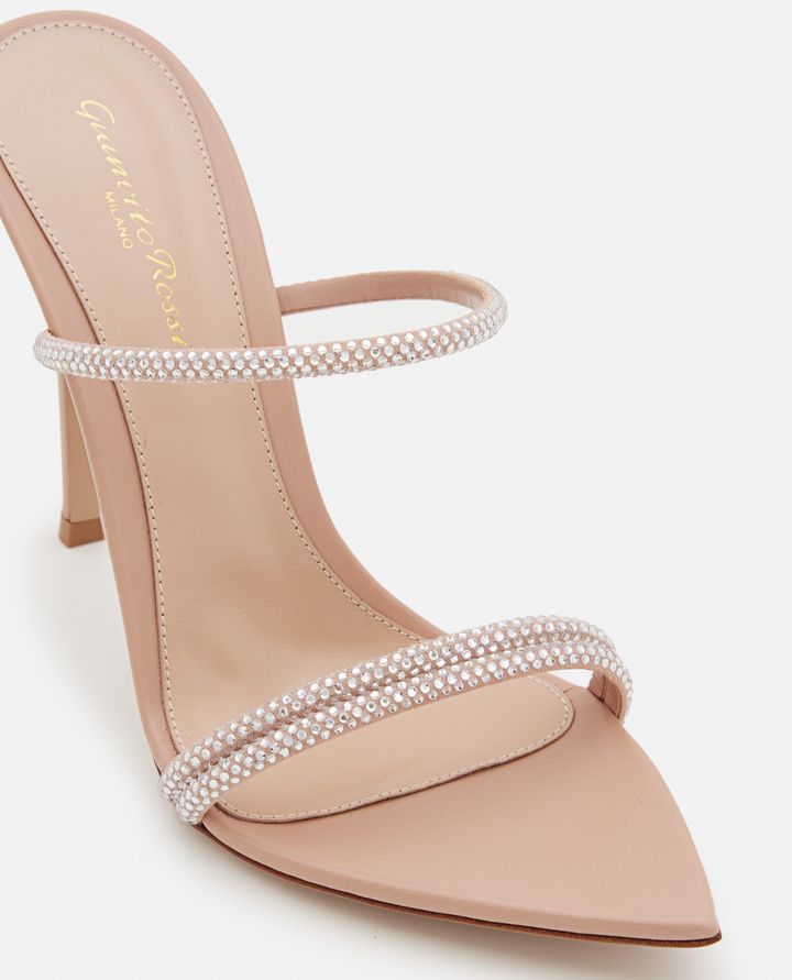 Gianvito Rossi - 105MM CANNES CRYSTAL SANDALS_4