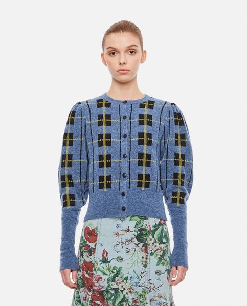 MAREN WOOL BUTTONED CARDIGAN for Women - Molly Goddard sale | Biffi 