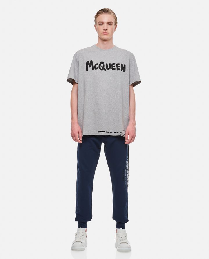 Alexander McQueen - COTTON 'GRAFFITI' JOGGING PANTS_2