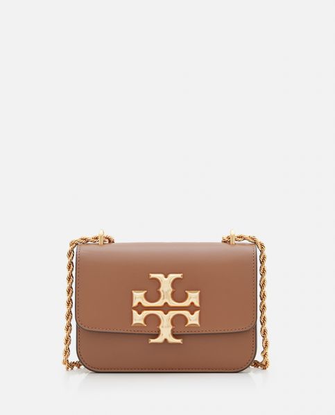 Eleanor Leather Crossbody Bag in Brown - Tory Burch