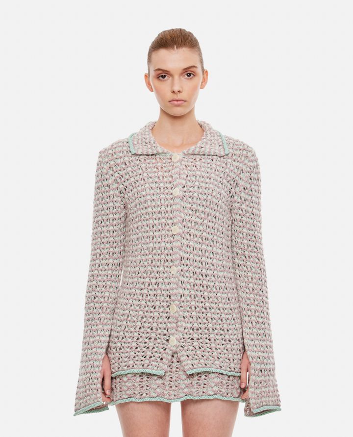 Marco Rambaldi - MULTICOLOR BRAIDED KNITTED SHIRT_1