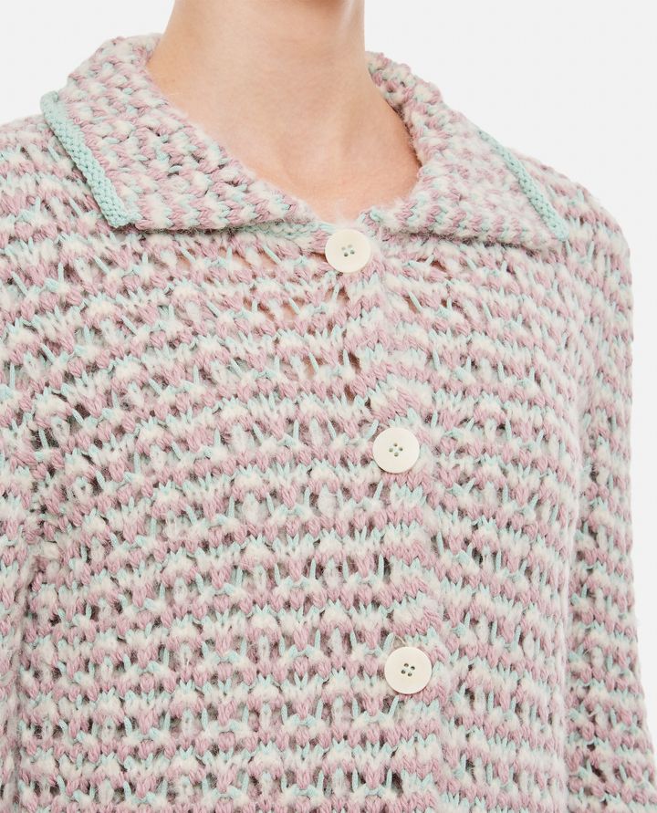 Marco Rambaldi - MULTICOLOR BRAIDED KNITTED SHIRT_4