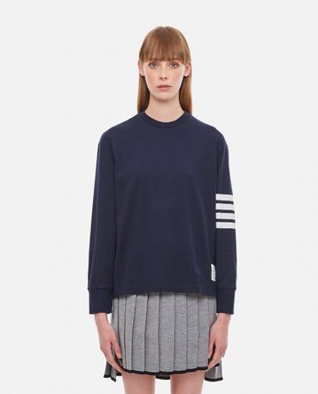 Thom Browne - LONG SLEEVE RUGBY T-SHIRT