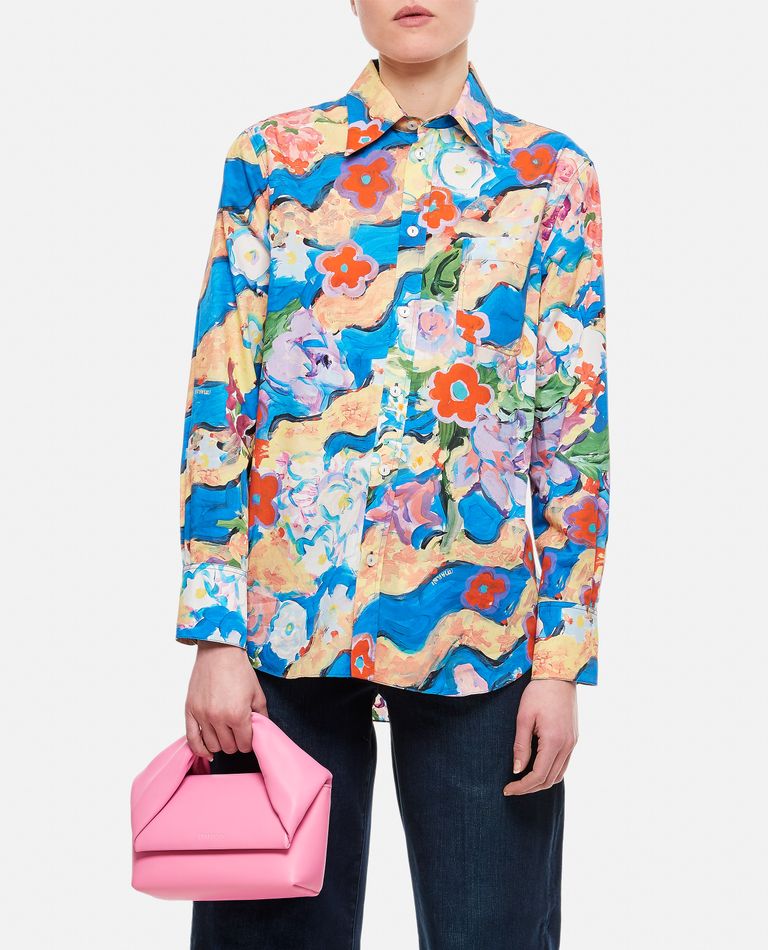 MIDI TWISTER LEATHER SHOULDER BAG for Women - JW Anderson