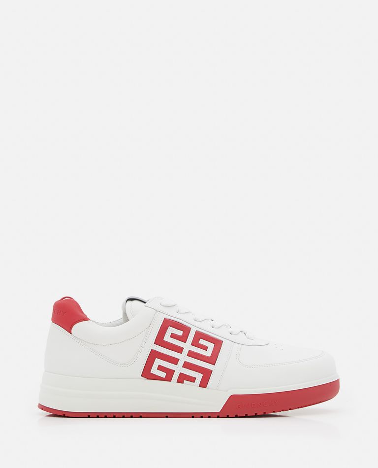 Shop Givenchy Low-top Leather Sneakers In White