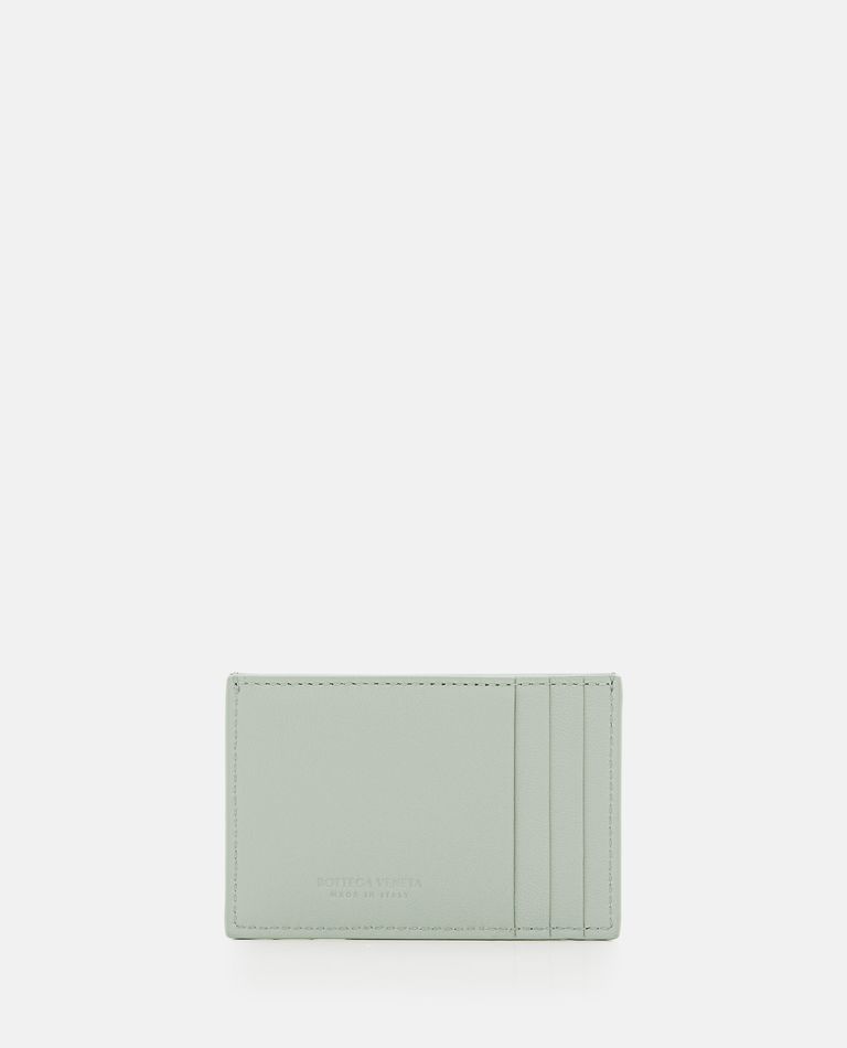 Bottega Veneta  ,  Leather Card-holder  ,  Green TU