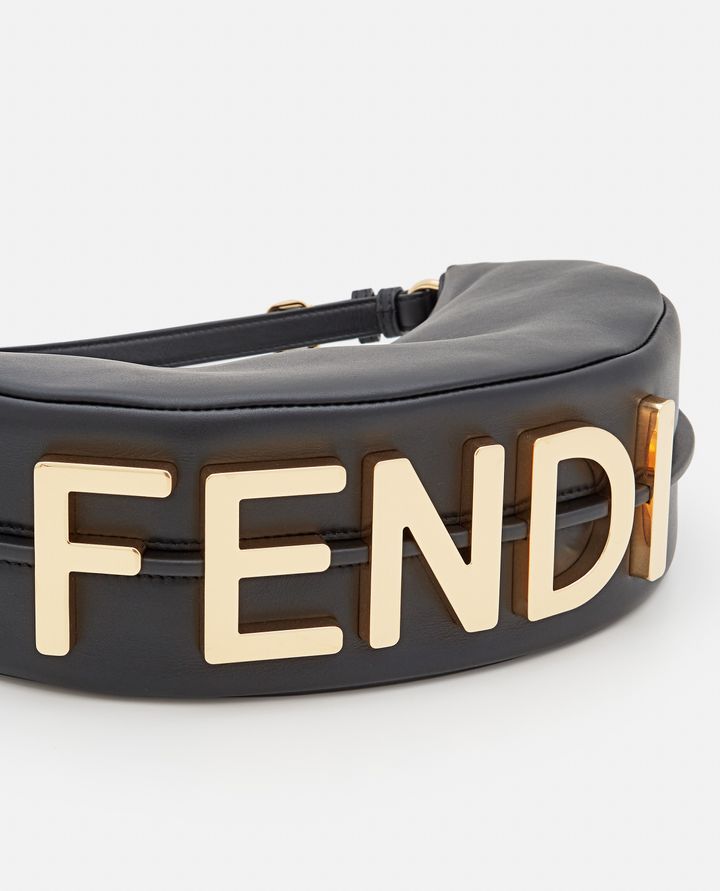 Fendi - SMALL FENDIGRAPHY LEATHER SHOULDER BAG_10