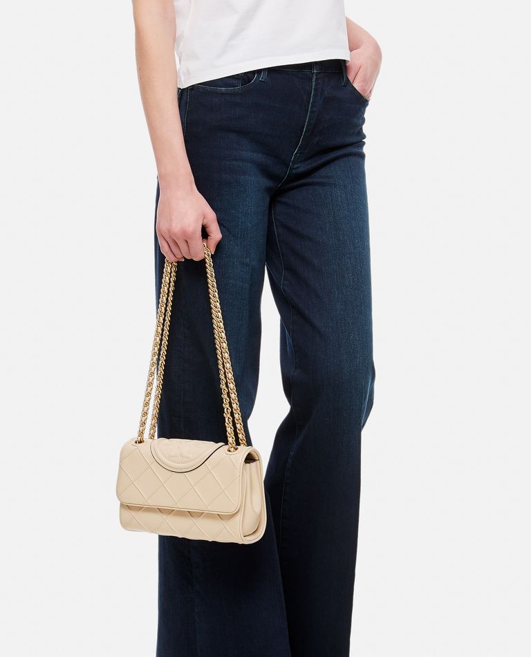 Tory Burch  ,  Small Fleming Soft Convertible Shoulder Bag  ,  White TU