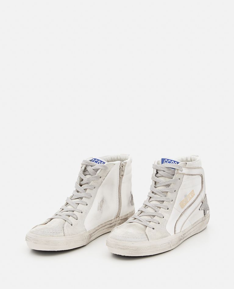 Golden Goose  ,  Slide Leather Sneakers  ,  White 38