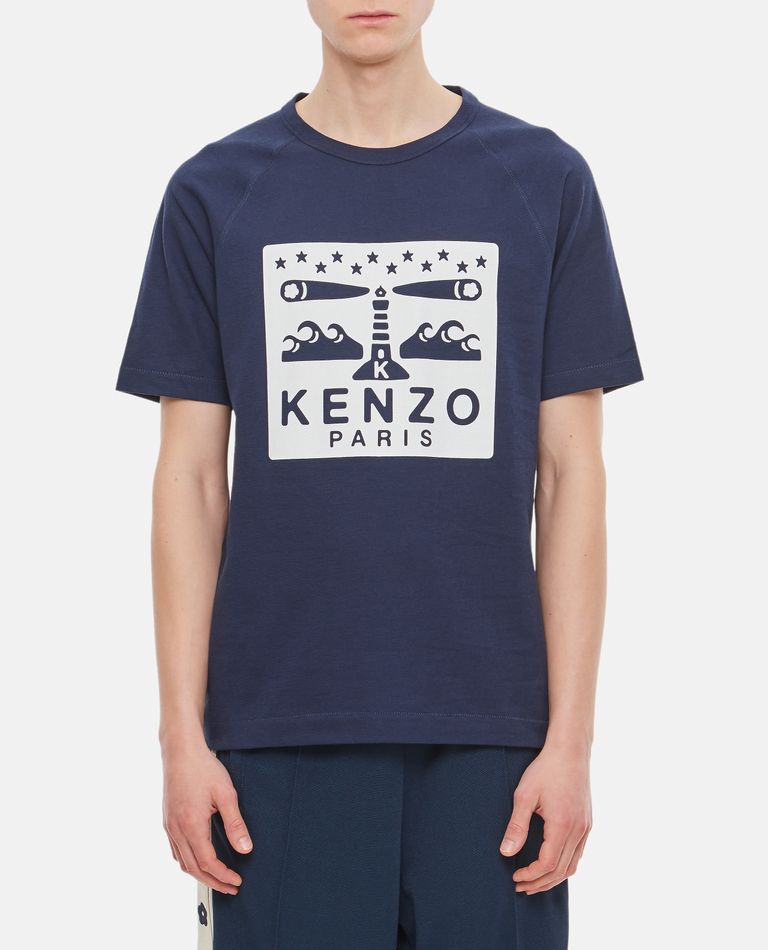 Kenzo Pixel Logo White T-Shirt