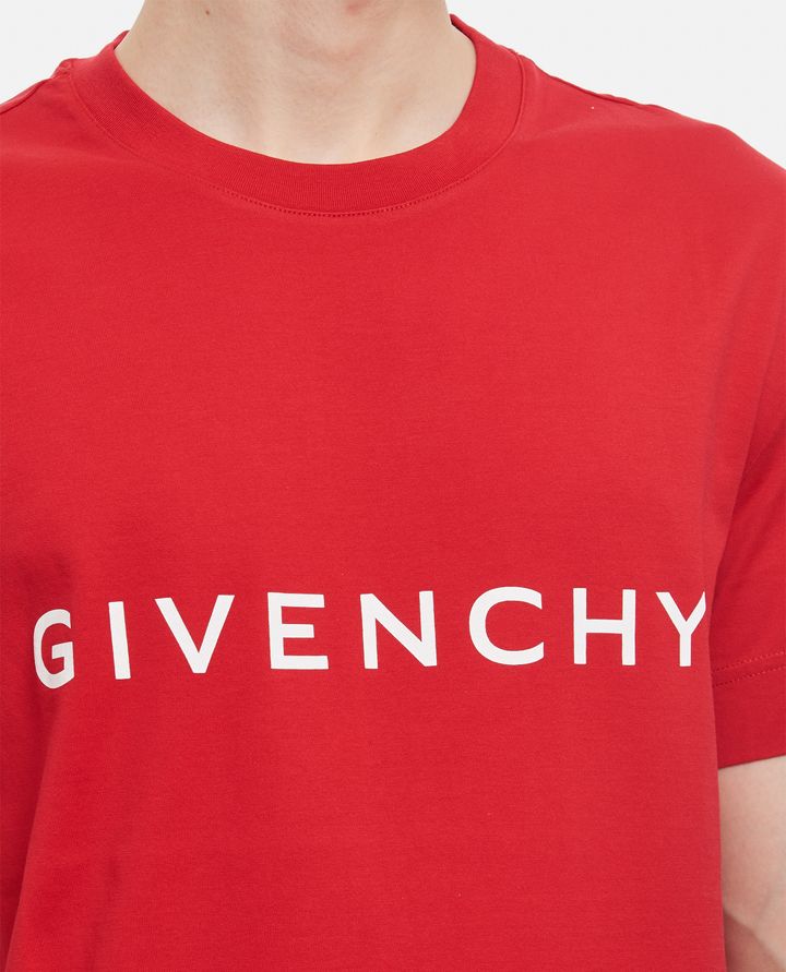 Givenchy - T-SHIRT SLIM FIT IN COTONE_4