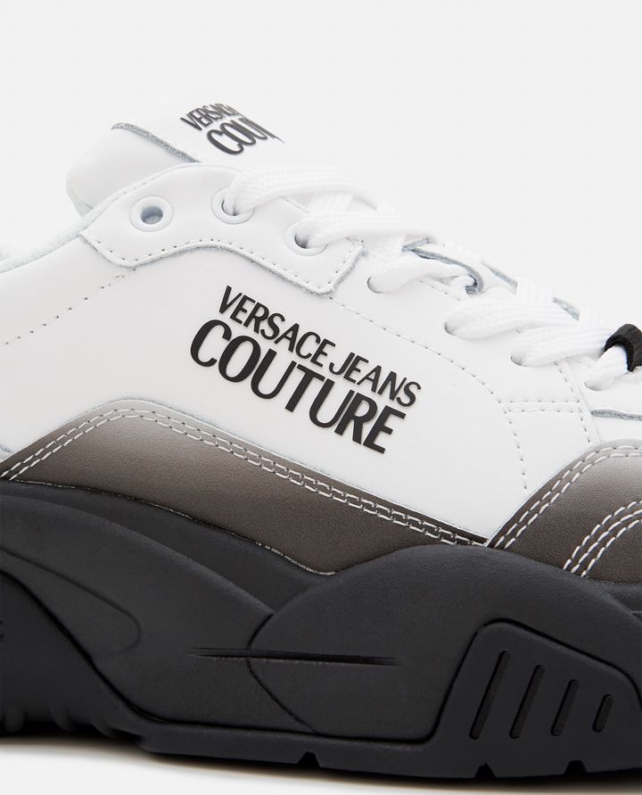 Versace Jeans Couture - LOW-TOP LEATHER SNEAKERS_4