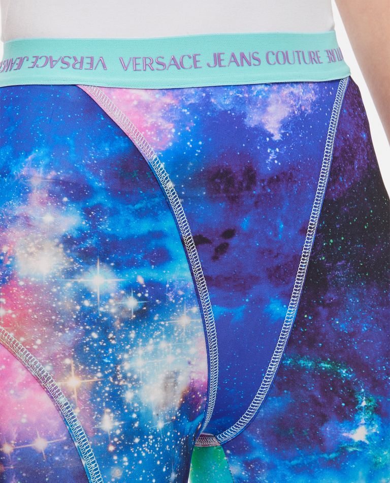Versace Jeans Couture  ,  Space Print Fouseaux Lycra Leggings  ,  Blue 38