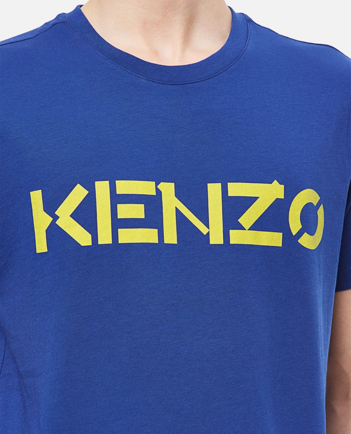 Kenzo - T-SHIRT KENZO LOGO IN COTONE_4