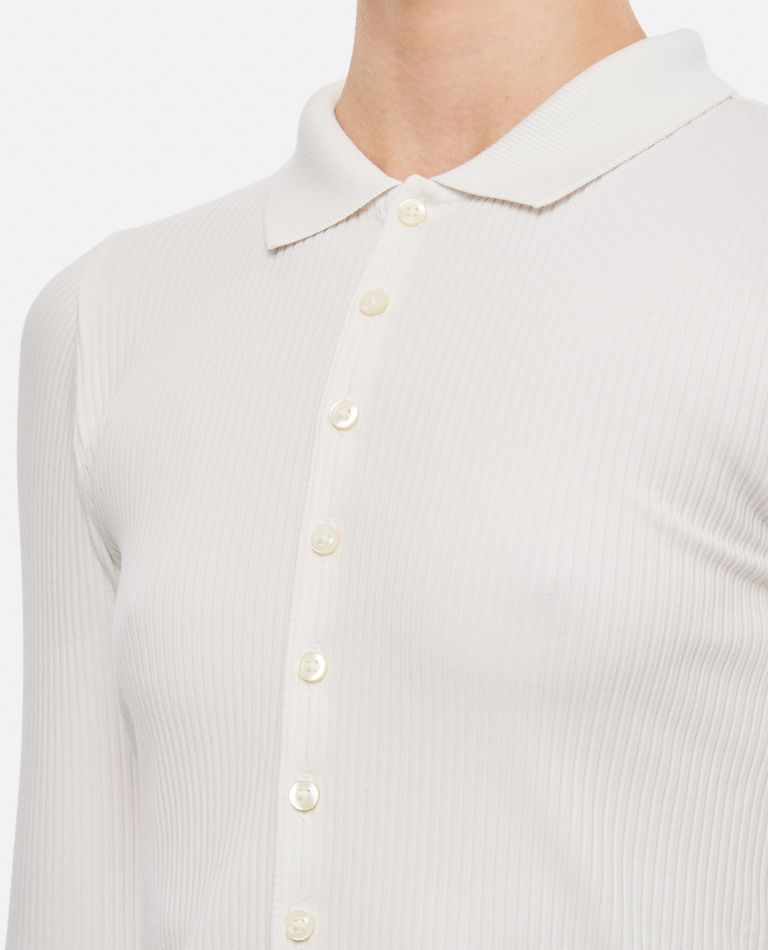 Polo Ralph Lauren  ,  Long Sleeves Blouse  ,  White XS