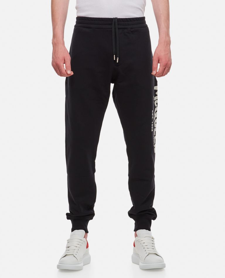 Alexander McQueen  ,  Cotton 'Graffiti' Jogging Pants  ,  Black XL