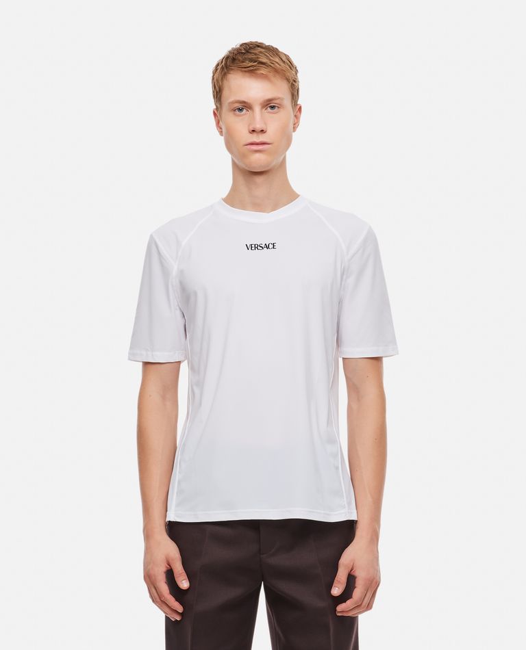 Versace  ,  T-shirt With Logo  ,  White M
