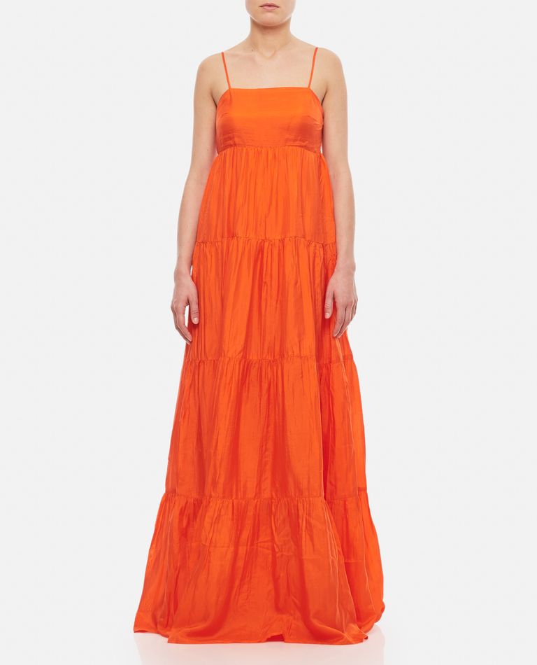 The Rose Ibiza  ,  Formentera Silk Maxi Dress  ,  Orange S