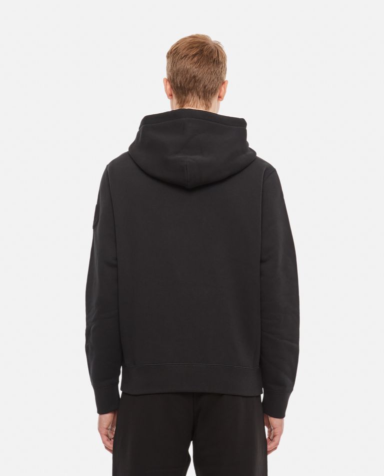 Moncler Genius Cotton Hoodie Sweatshirt In Black