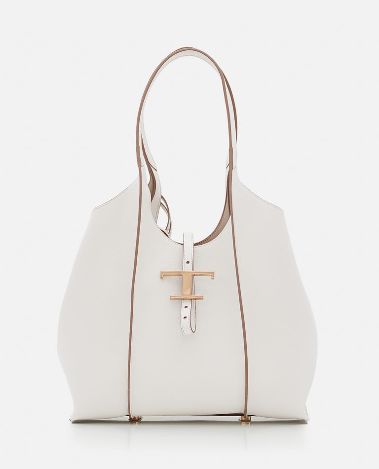 Tod's Timeless Small Leather Tote In White