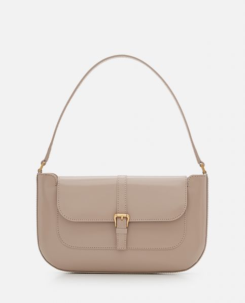 BY FAR: bag in brushed leather - White