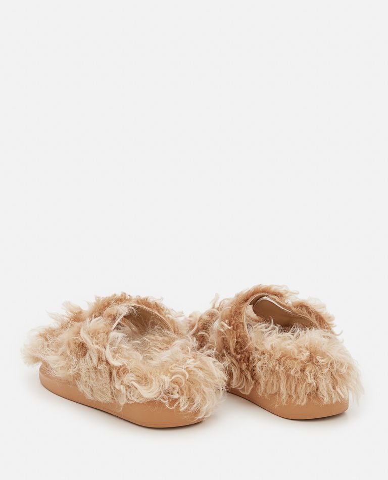 Alexander Mcqueen Sandal Slide Hybrid In Beige