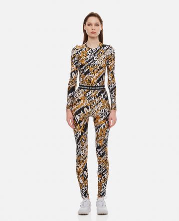 Versace Jeans Couture - LEGGINGS CON STAMPA IN LYCRA