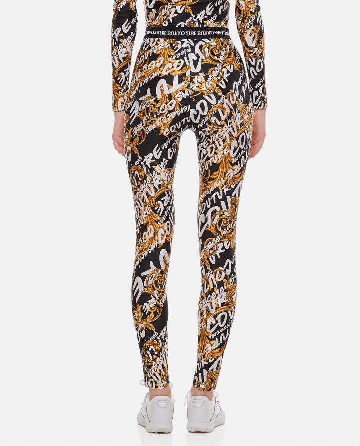 Versace Jeans Couture - LEGGINGS CON STAMPA IN LYCRA_3