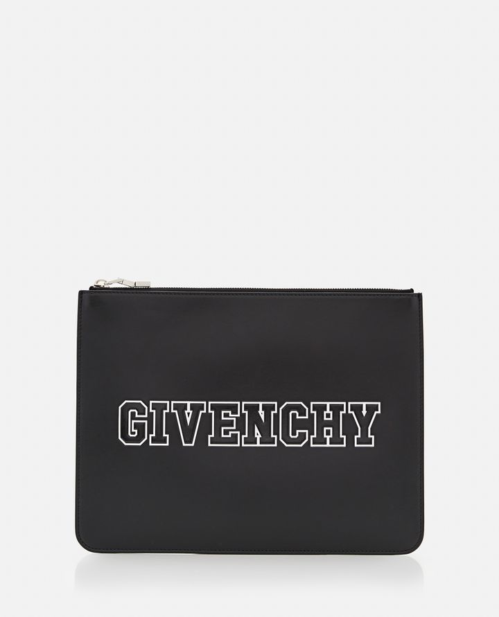 Givenchy - LARGE ZIPPED LEATHER POUCH_1