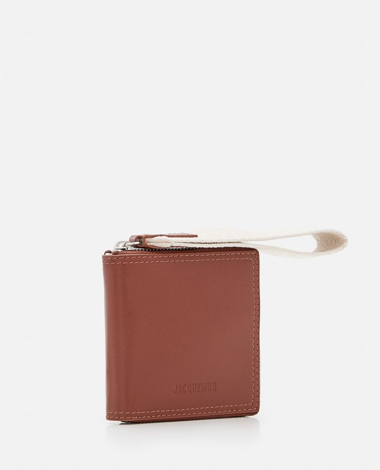 Jacquemus Leather Card Holder Men's Brown | Vitkac