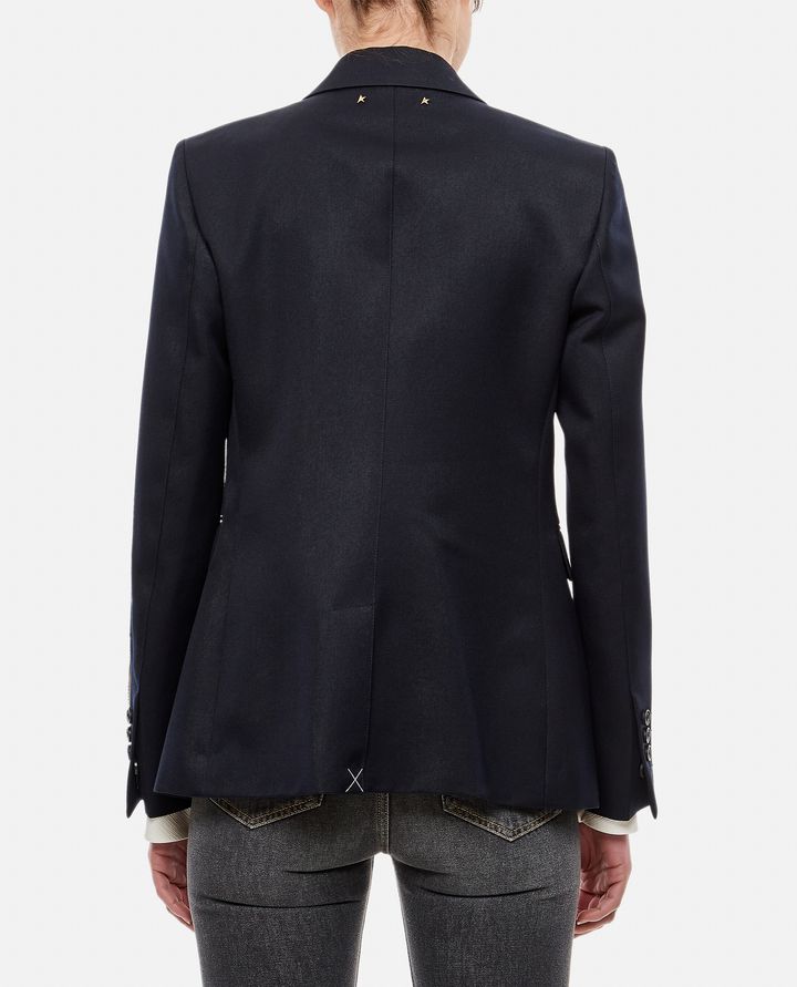 Golden Goose - WOOL GABARDINE SINGLE BREASTED BLAZER_5