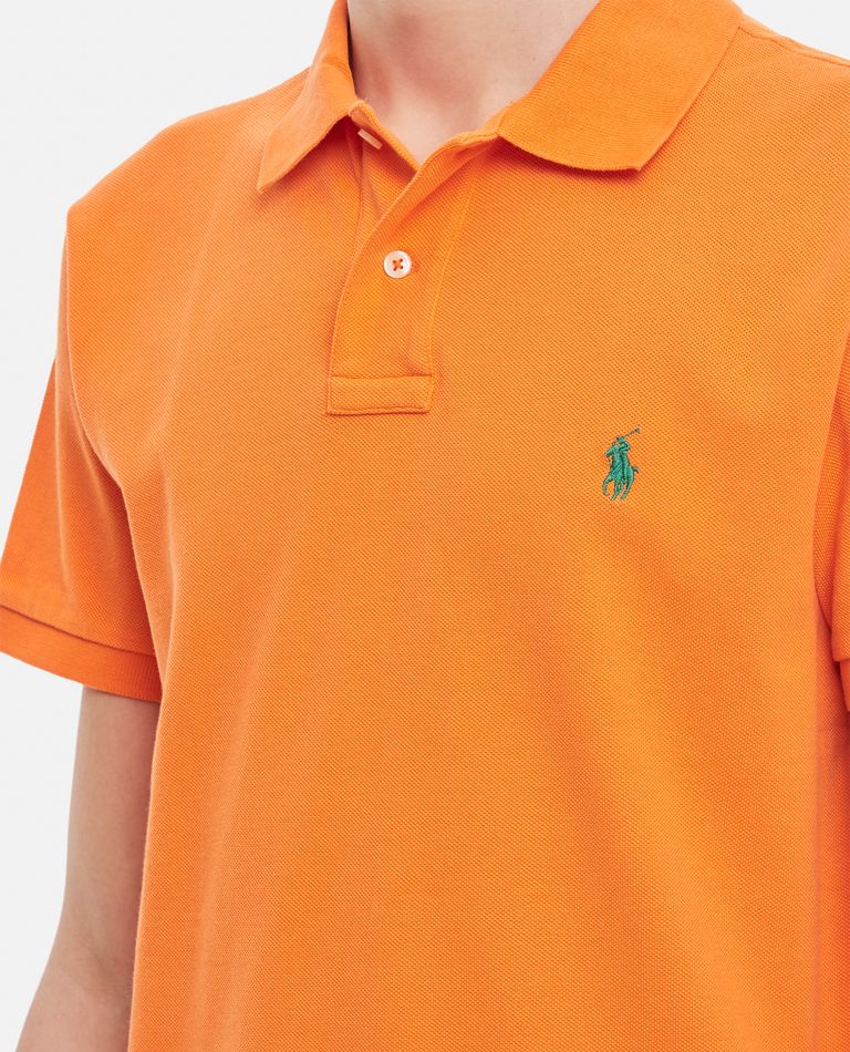 Polo Ralph Lauren Short Sleeve-knit Polo In Orange | ModeSens