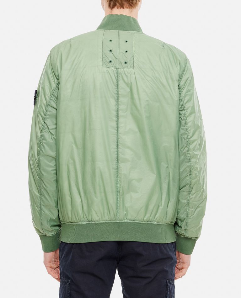 Stone island hotsell green bomber jacket