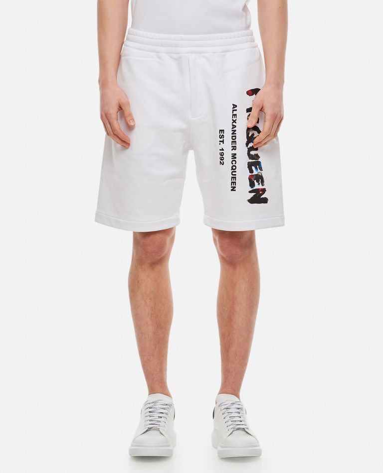 Alexander McQueen  ,  Watercolor Shorts  ,  White L