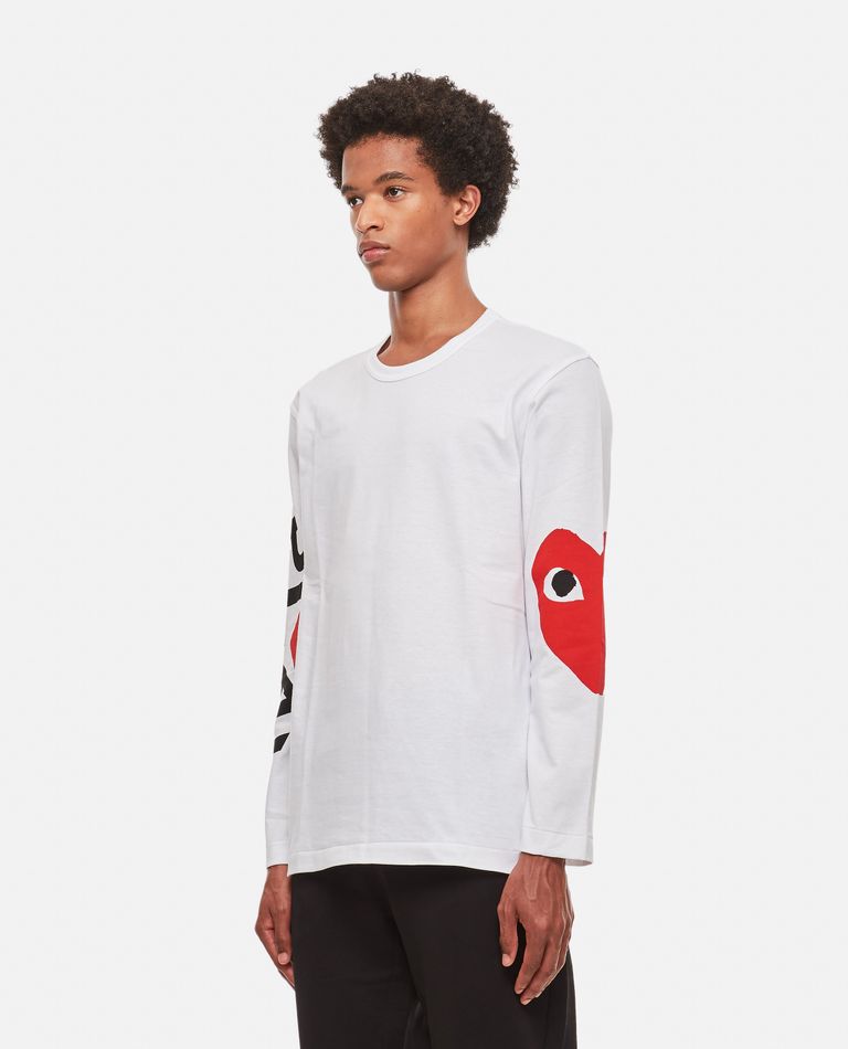 Comme des garcons play hotsell long sleeve t shirt