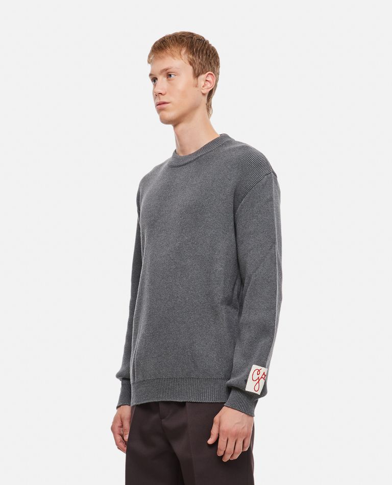 Golden Goose Cotton Crewnwck Sweatshirt In Grey