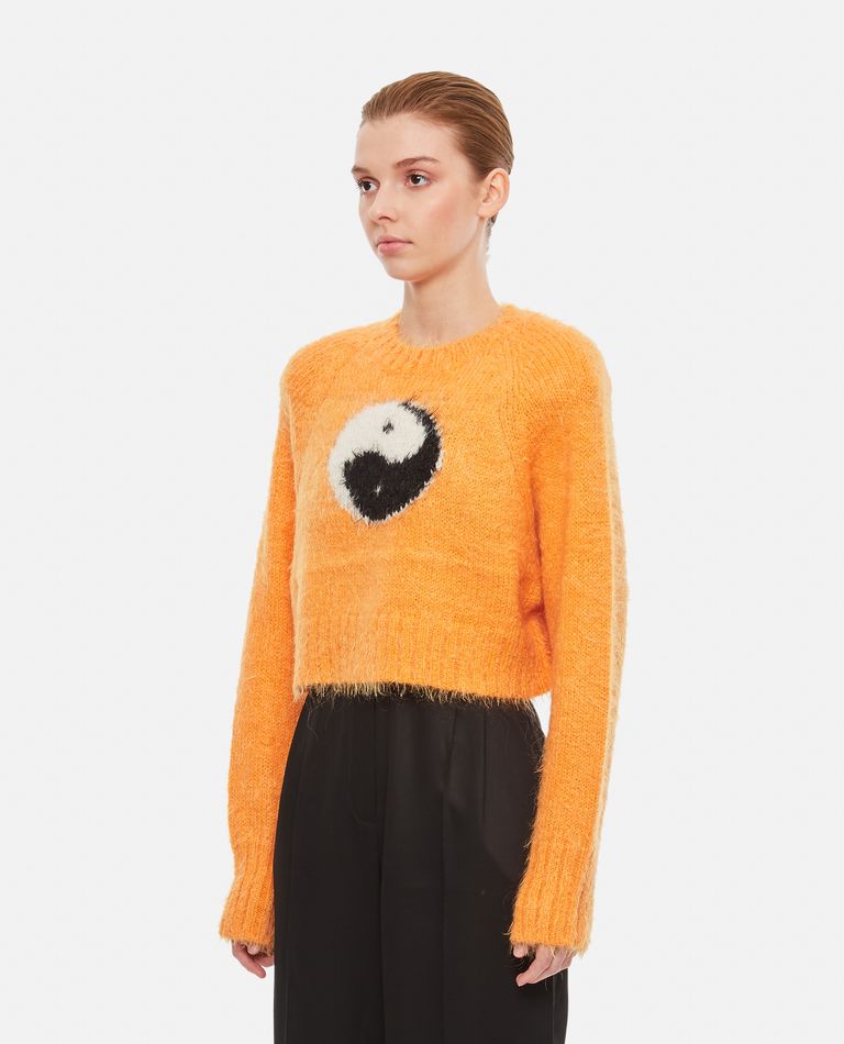 Rotate Birger Christensen  ,  Yin Yang Soft Knit Sweater  ,  Orange 32