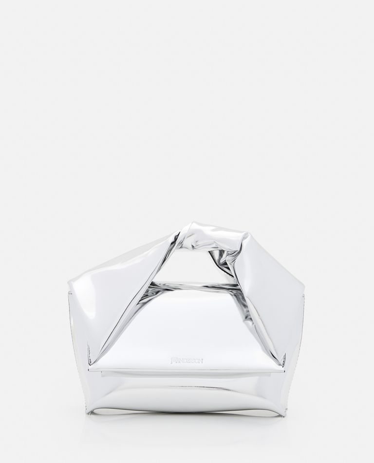 トートバッグ JW ANDERSON Women Shoulder Bags HB0597 FA0284910 Silver MIRROR MIDI TWISTER SHOULDER BAG for Women - JW Anderson